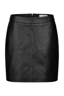 AquaLL Short Leather Skirt