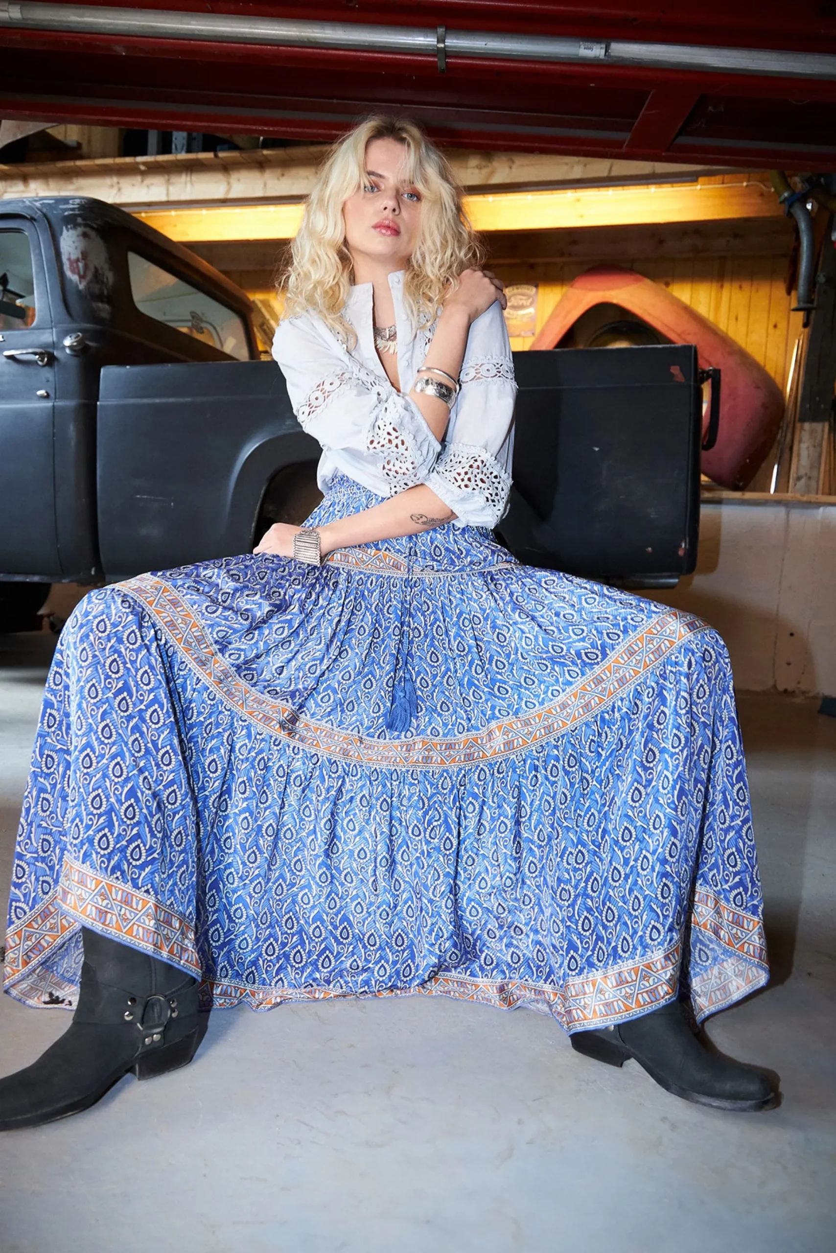 DiamondLL Maxi Skirt
