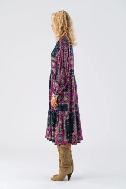KaiaLL Midi Dress LS