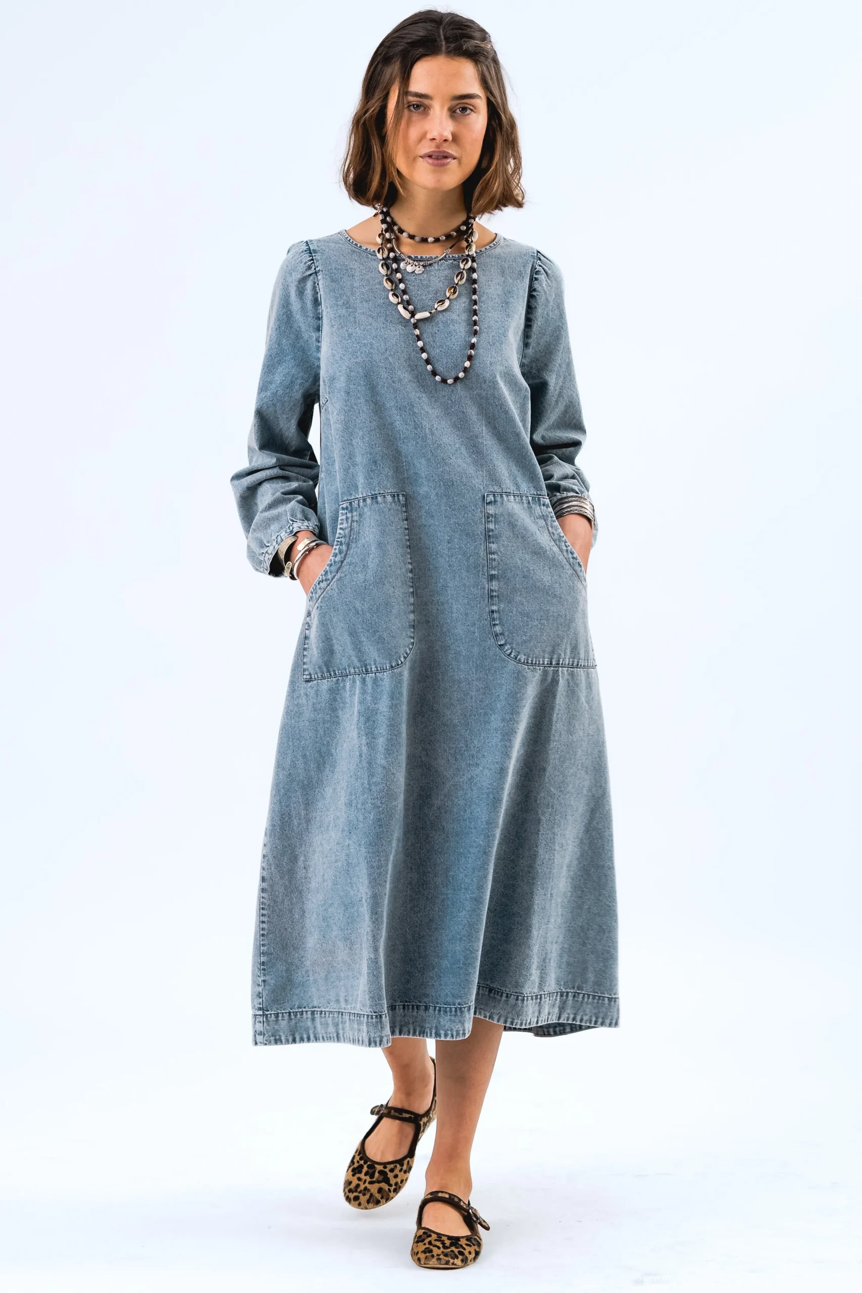 LucasLL Midi Dress LS